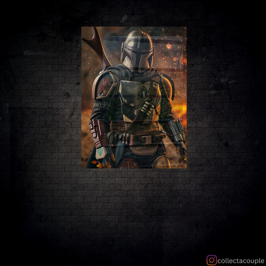 Mandalorian: Action Pose Acrylic Poster