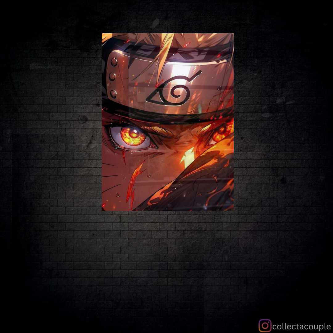 Naruto: Fiery Eyes Acrylic Poster