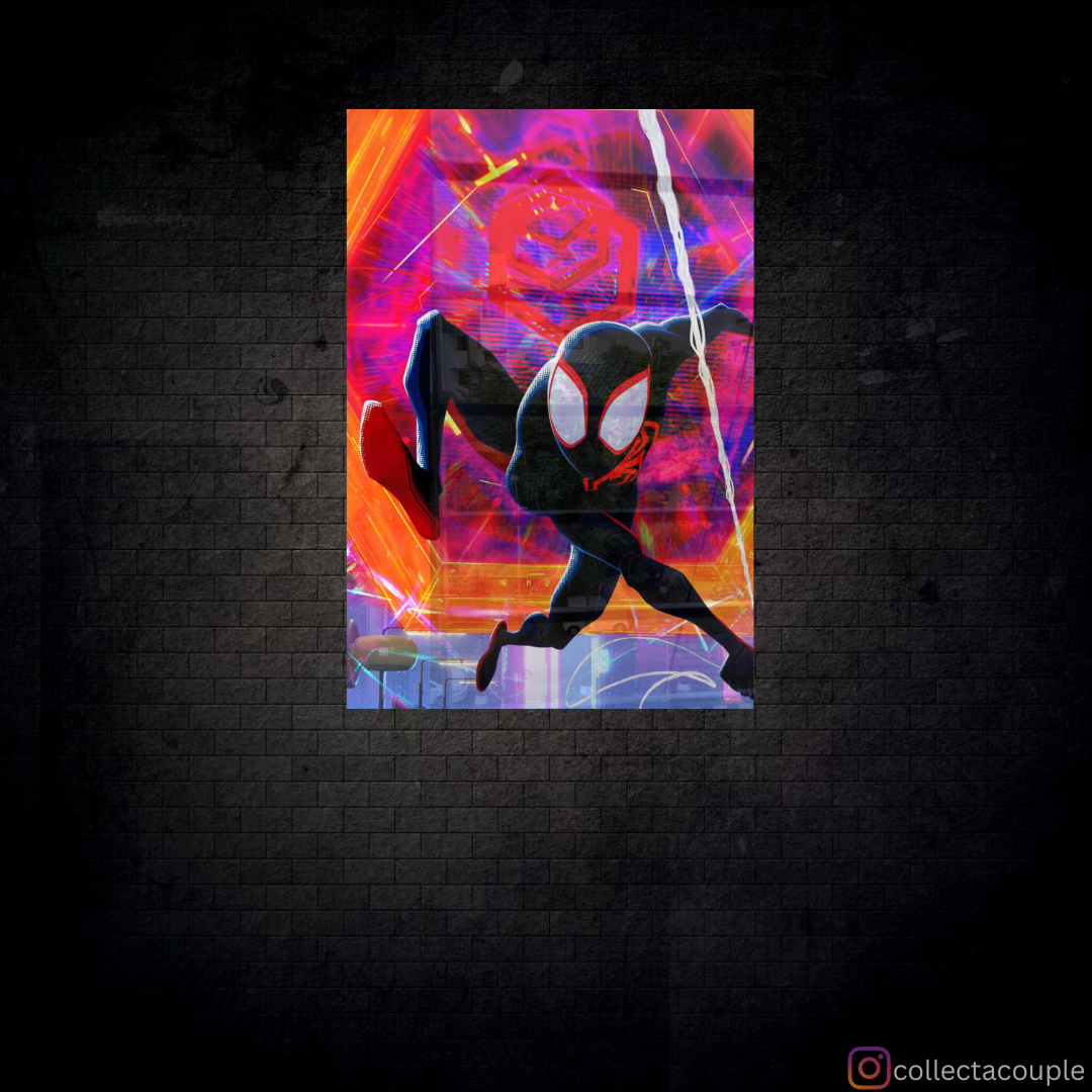 Miles Morales: Swinging Acrylic Poster