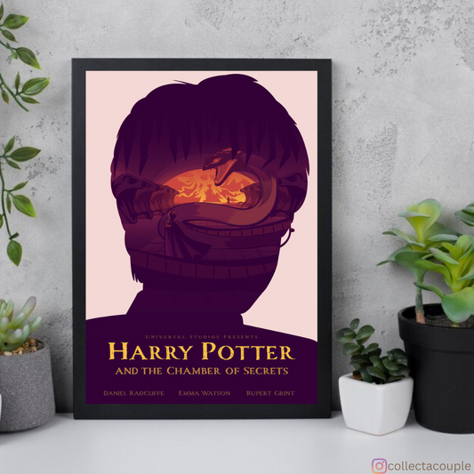 Harry Potter: Chamber of Secrets Collage Framed Poster