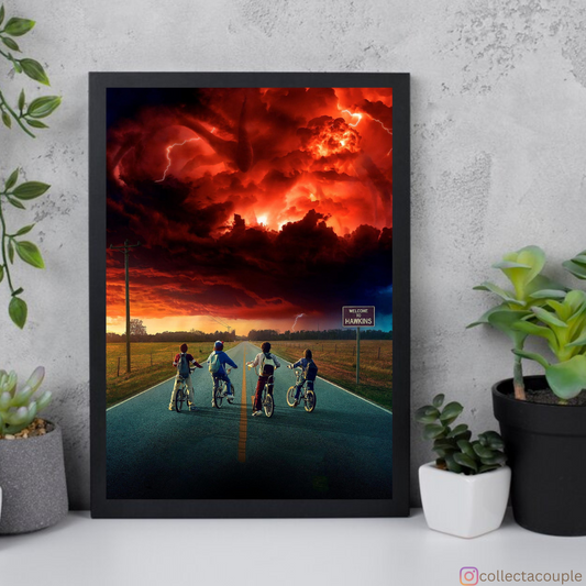 Stranger Things: Hawkins Framed Poster