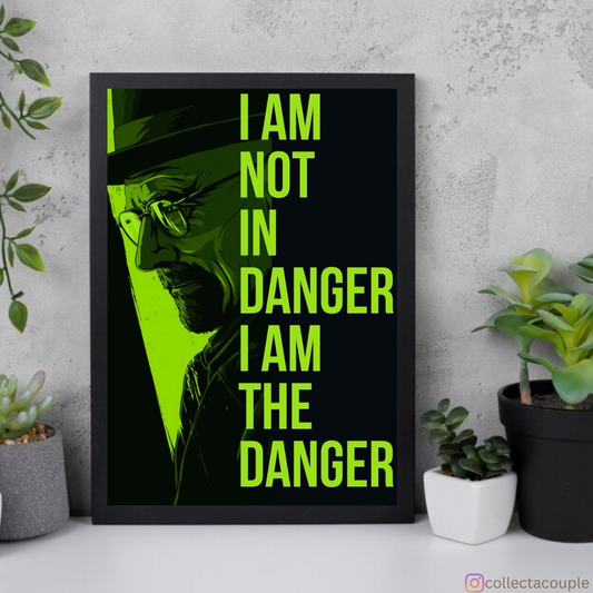 Breaking Bad: Walter White Quote Framed Poster