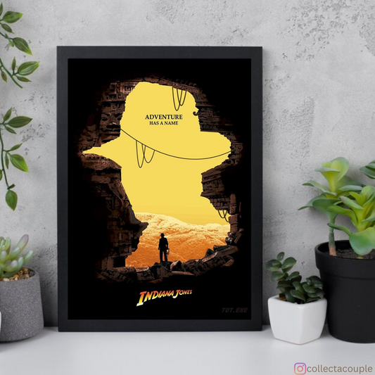 Indiana Jones Framed Poster