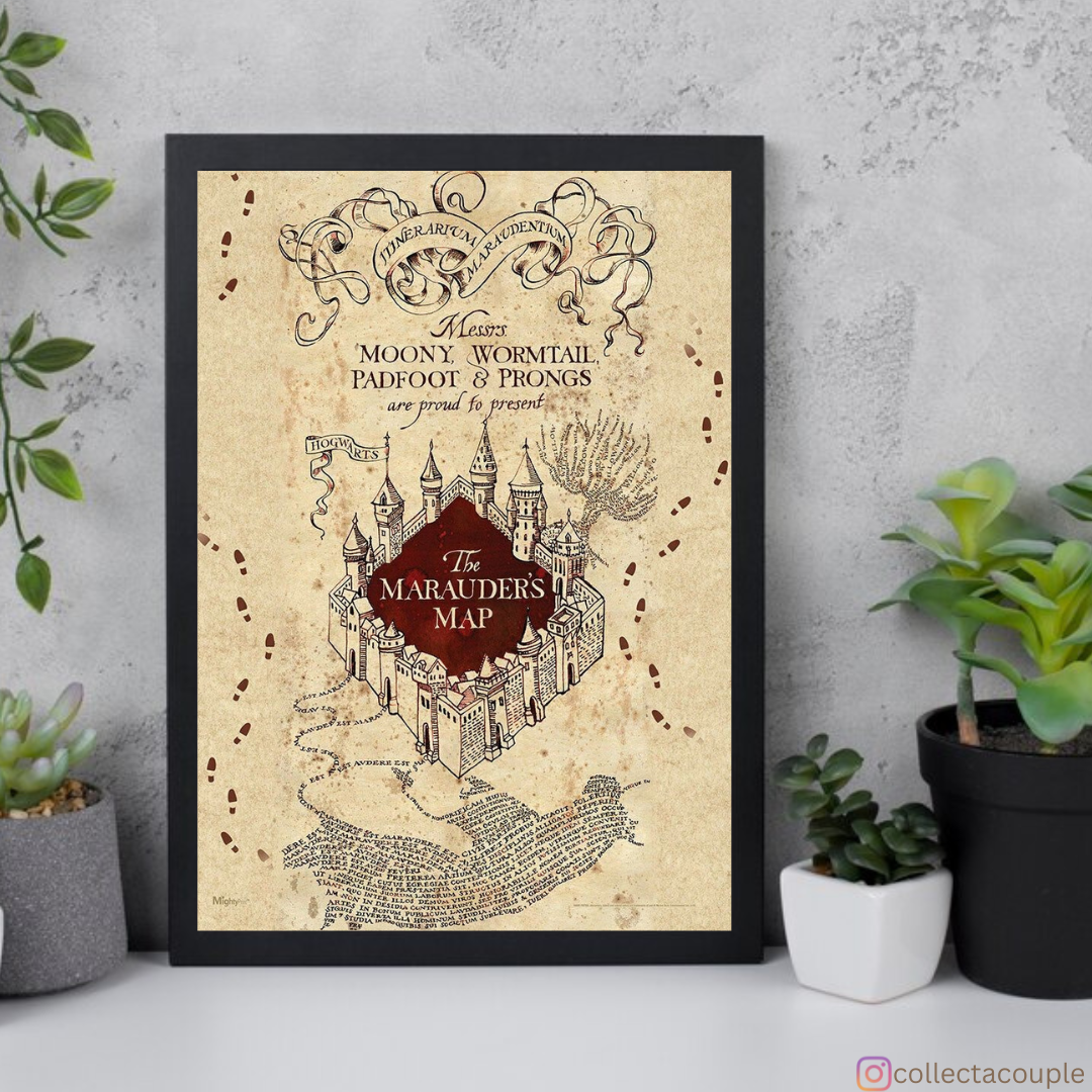 Harry Potter: Marauders Map Framed Poster