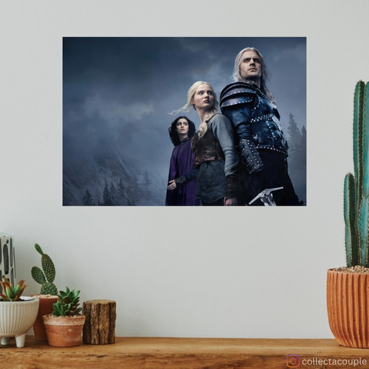 The Witcher: Geralt, Siri & Yennifer Poster