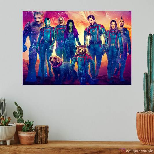 Guardians of The Galaxy: Cast Poster