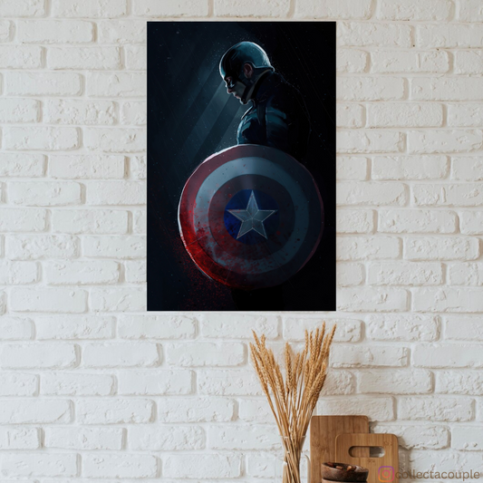 Captain America: Battle-worn Poster