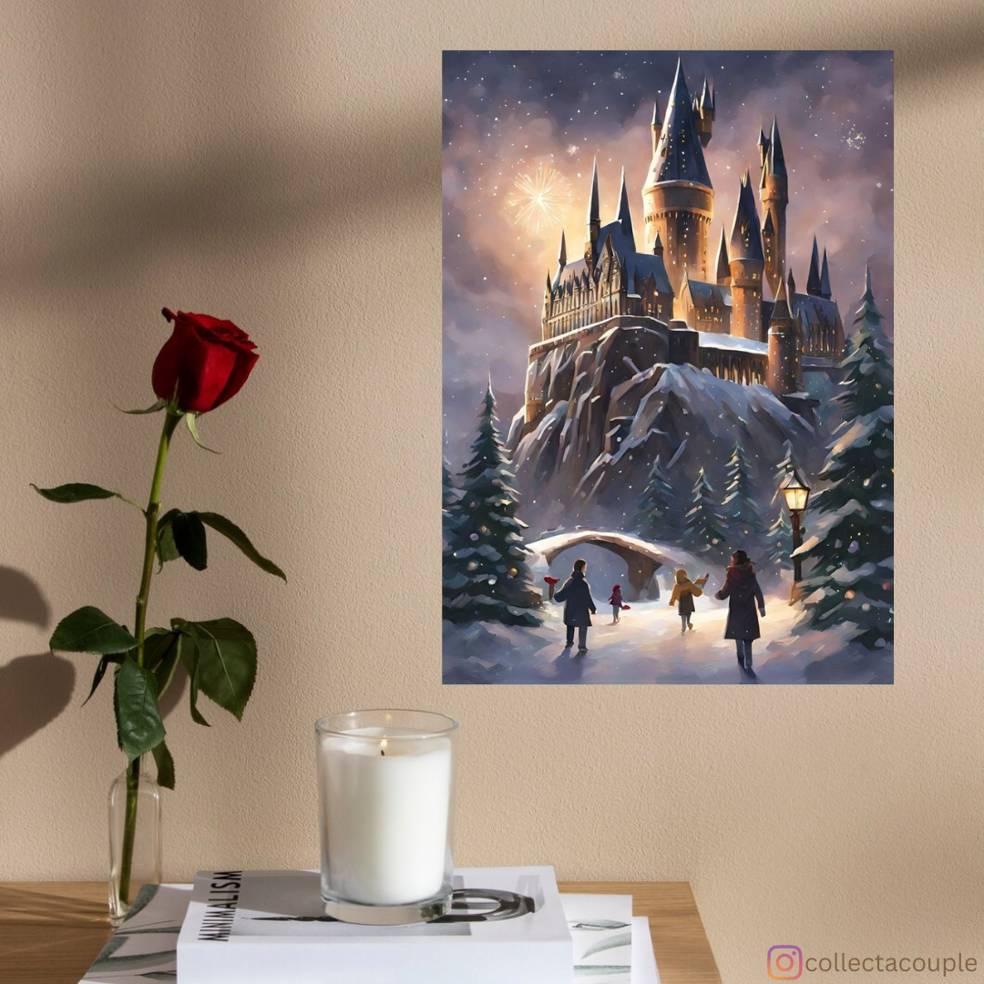 Harry Potter: Snowy Hogwarts Poster