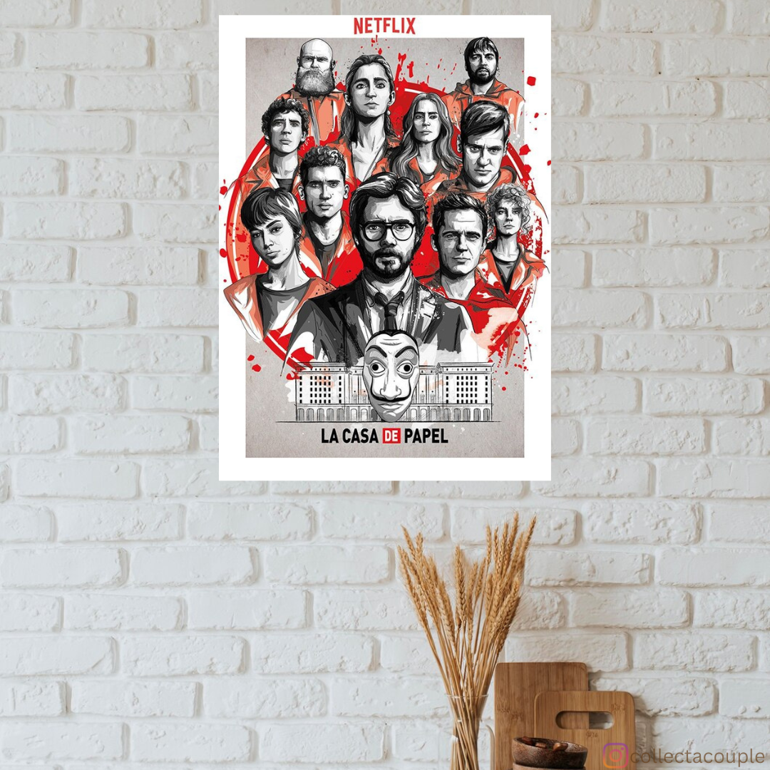 Money Heist: Sketch Poster