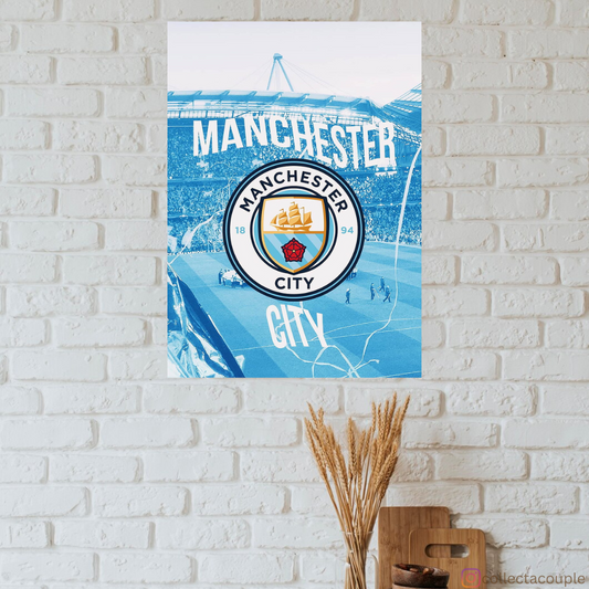 Manchester City: Logo Poster