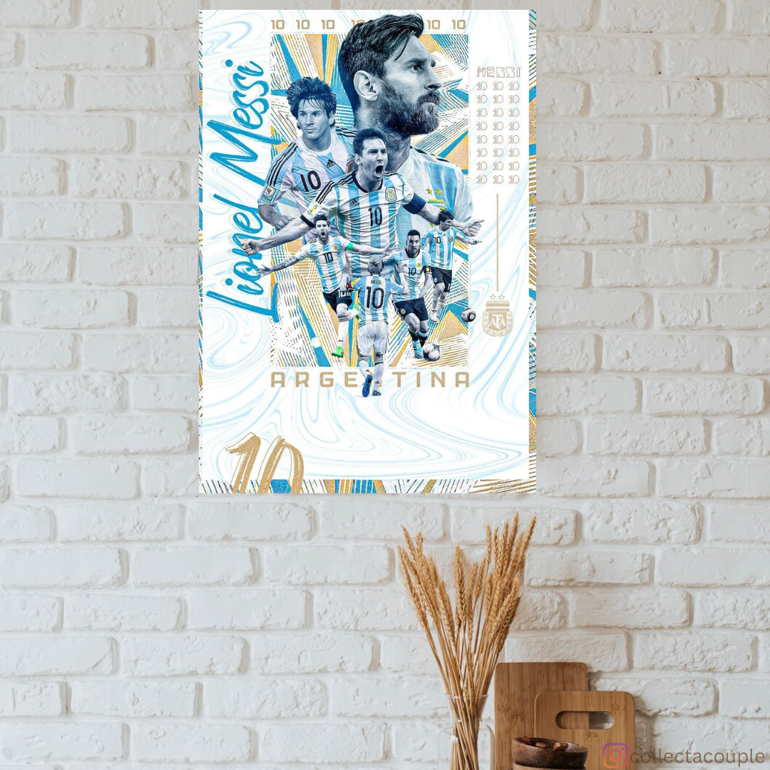 Lionel Messi: Collage Poster