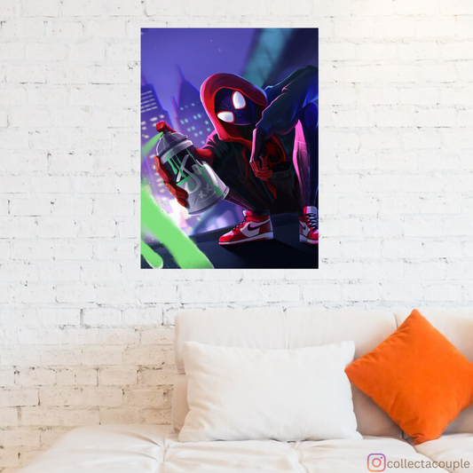 Miles Morales: Spray Paint Poster