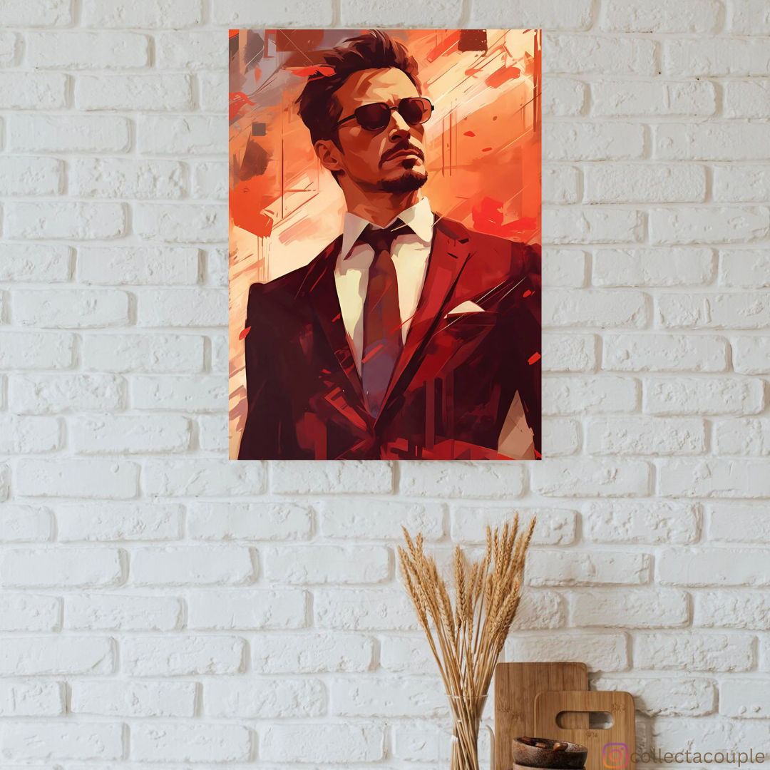 Tony Poster Iron Man: Tony Stark Painting Poster – CollectACouple