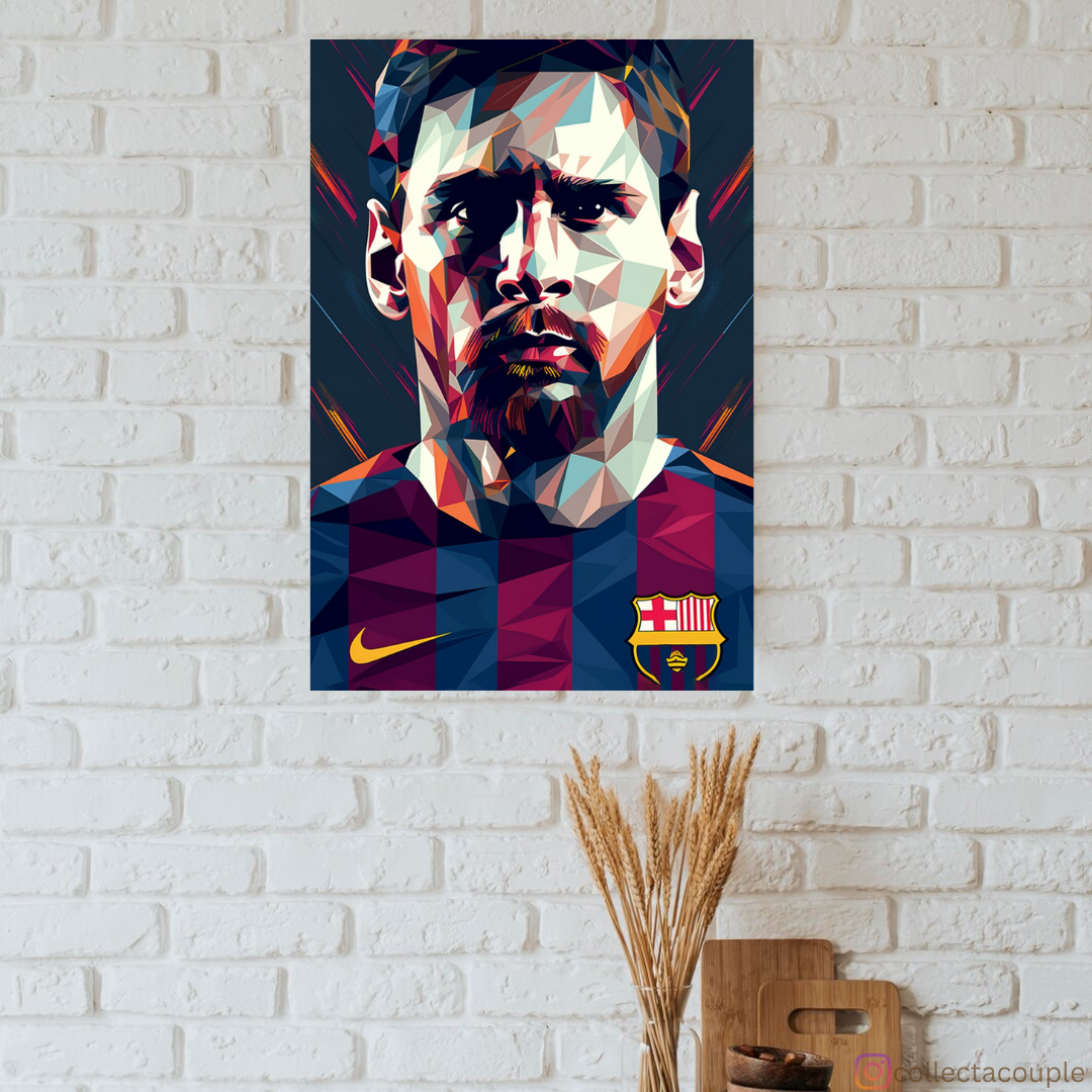 Lionel Messi: Art Poster