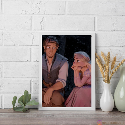 Tangled: Rapunzel and Flynn Framed Poster