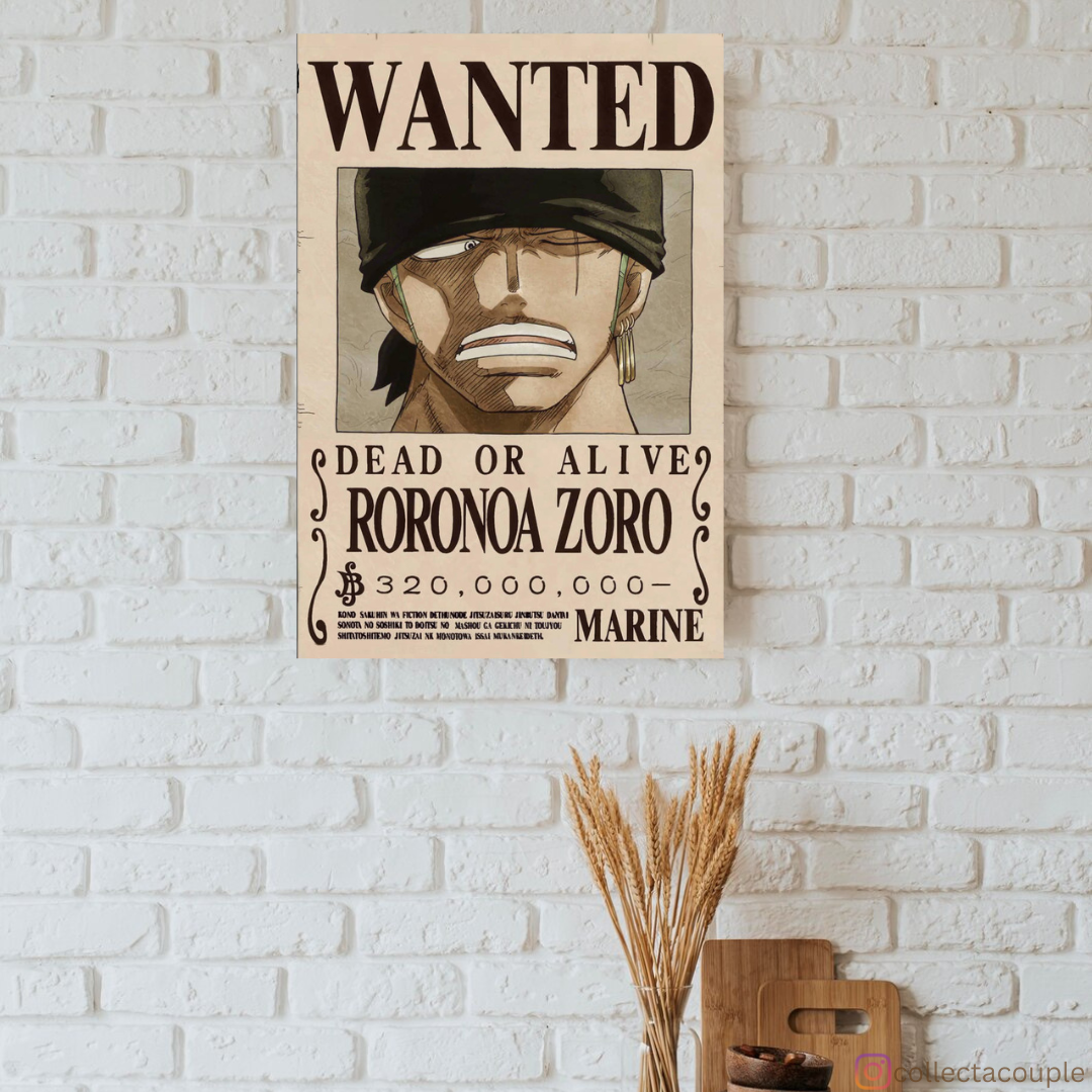 One Piece: Zoro Wanted Poster