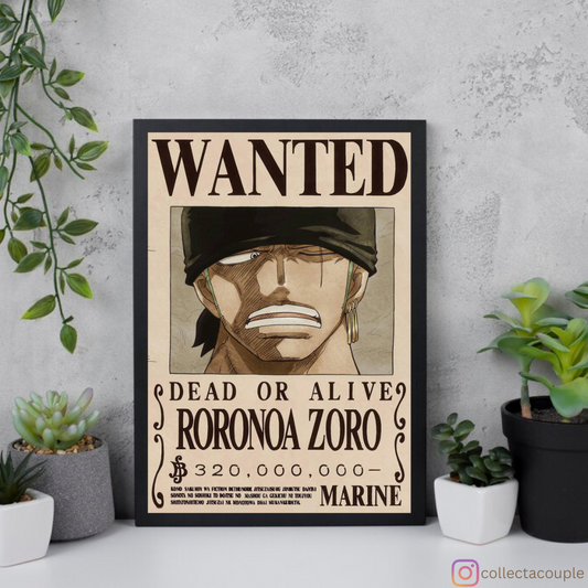 One Piece: Zoro Wanted Framed Poster