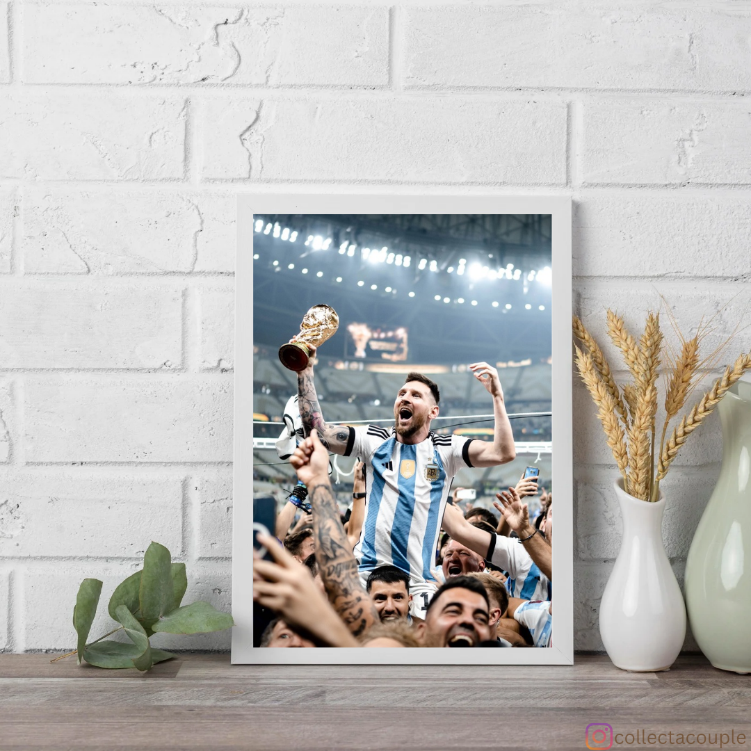 Lionel Messi: GOAT Framed Poster