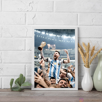 Lionel Messi: GOAT Framed Poster