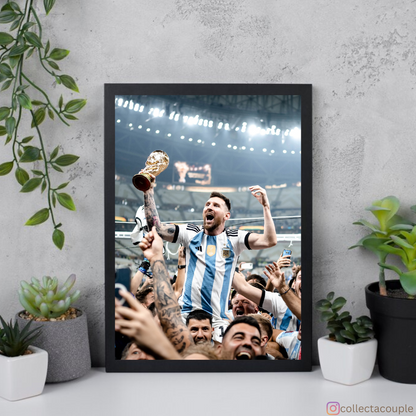 Lionel Messi: GOAT Framed Poster