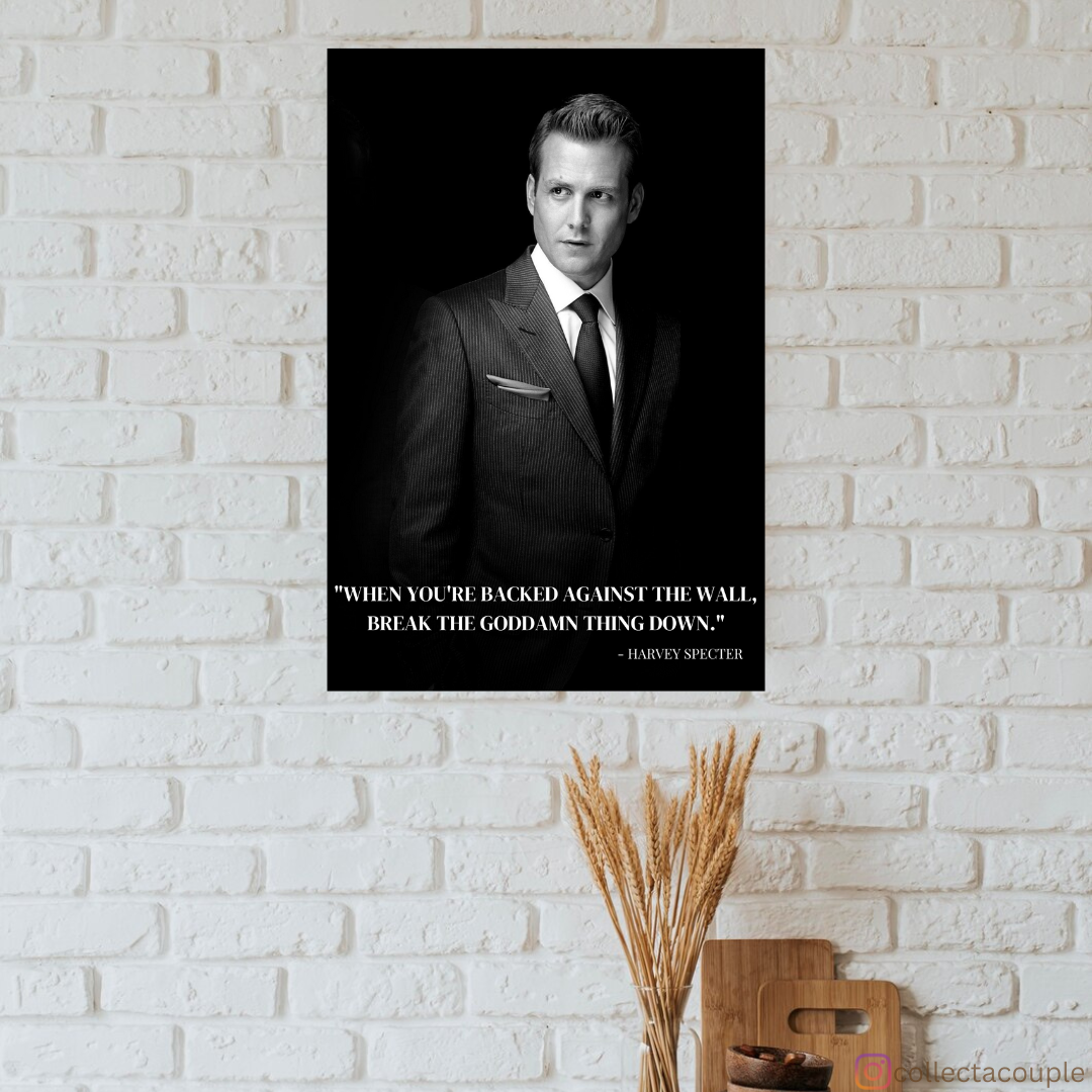 Harvey Specter: Quote Poster