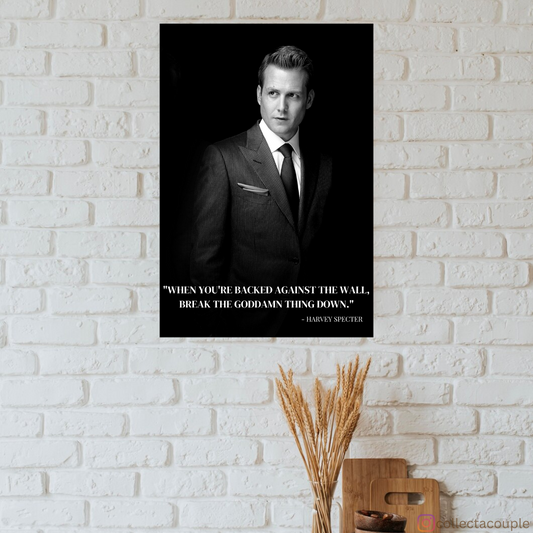 Harvey Specter: Quote Poster