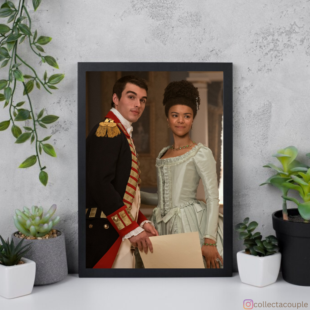 Bridgerton: Queen Charlotte and King George Framed Poster