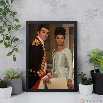 Bridgerton: Queen Charlotte and King George Framed Poster