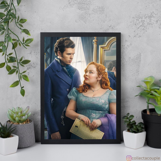 Bridgerton: Penelope and Colin Framed Poster