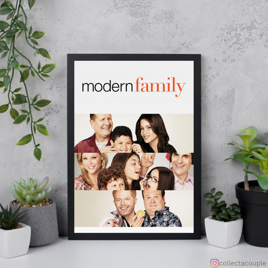 Modern Family: Cast Collage Framed Poster