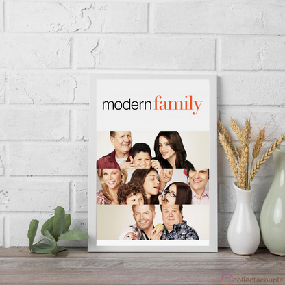 Modern Family: Cast Collage Framed Poster