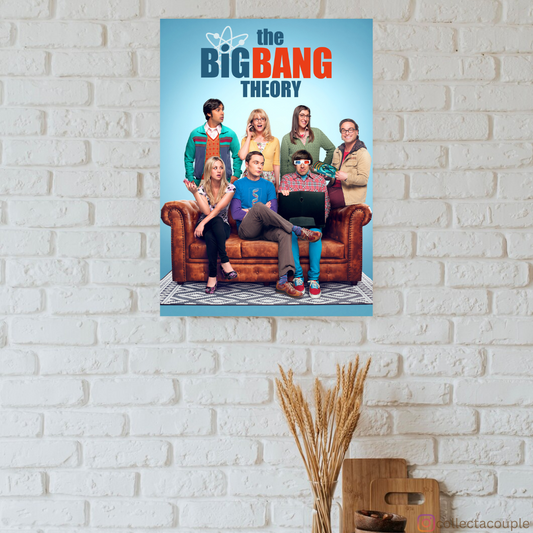 The Big Bang Theory: Cast on Couch Poster