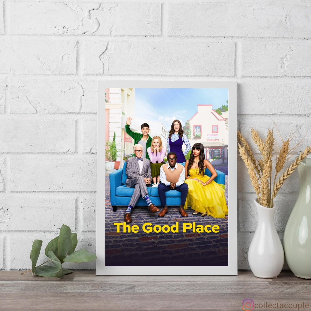 The Good Place: Cast on Couch Framed Poster