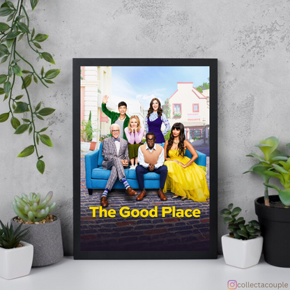 The Good Place: Cast on Couch Framed Poster