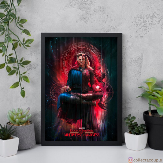 Multiverse of Madness: Doctor Strange and Wanda Framed Poster