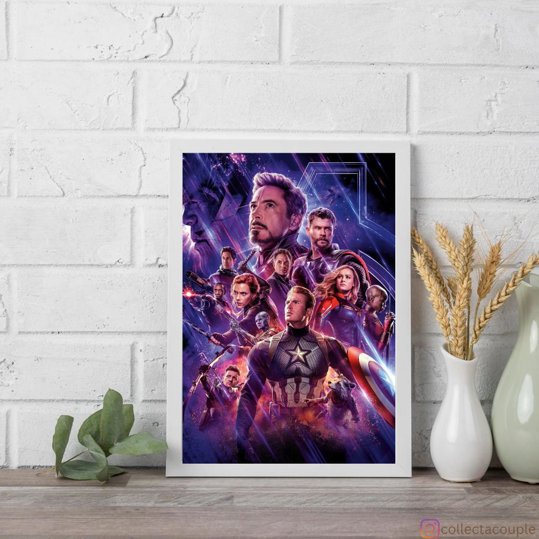 Marvel Avengers Endgame: Cast Framed Poster