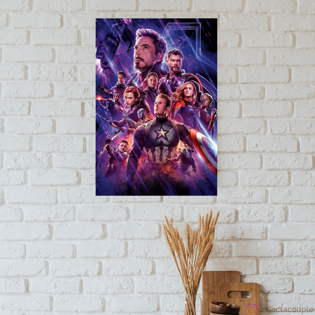 Marvel Avengers Endgame: Cast Collage Poster