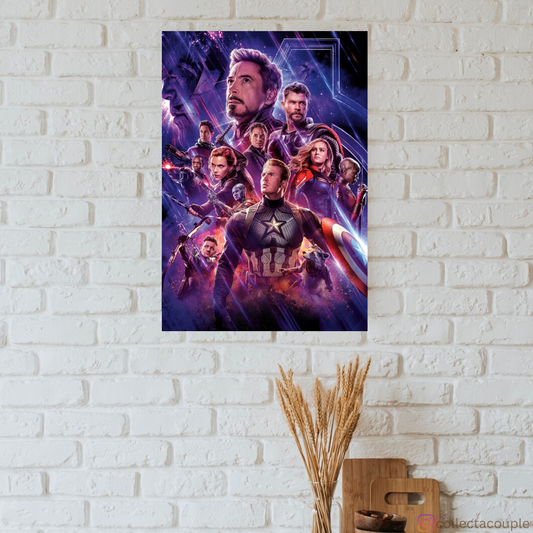 Marvel Avengers Endgame: Cast Collage Poster