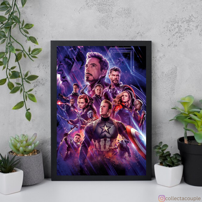 Marvel Avengers Endgame: Cast Framed Poster