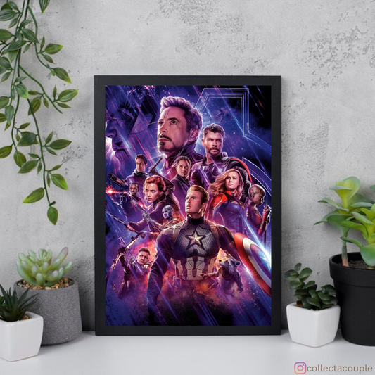 Marvel Avengers Endgame: Cast Framed Poster