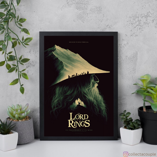 The Lord of the Rings: The Fellowship of the Ring Collage Framed Poster