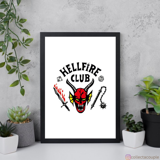 Stranger Things: Hellfire Club Logo Framed Poster