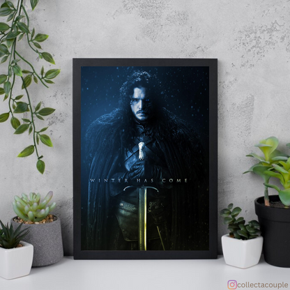 Game of Thrones: Jon Snow Framed Poster