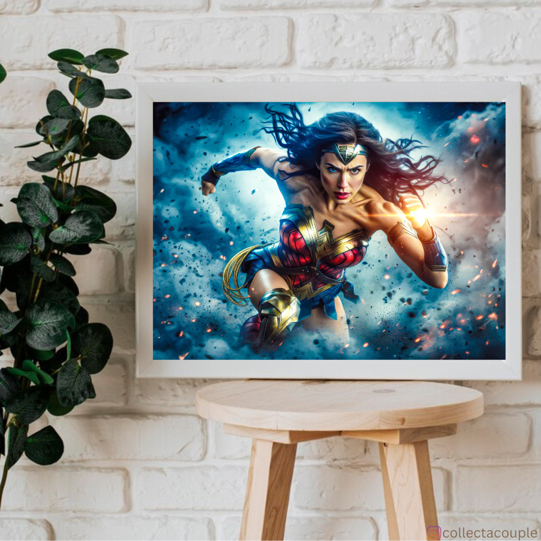 Wonder Woman: In Action Framed Poster