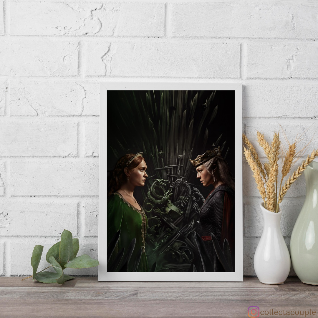 House of The Dragon: Rhaenyra & Alicent 2 Framed Poster