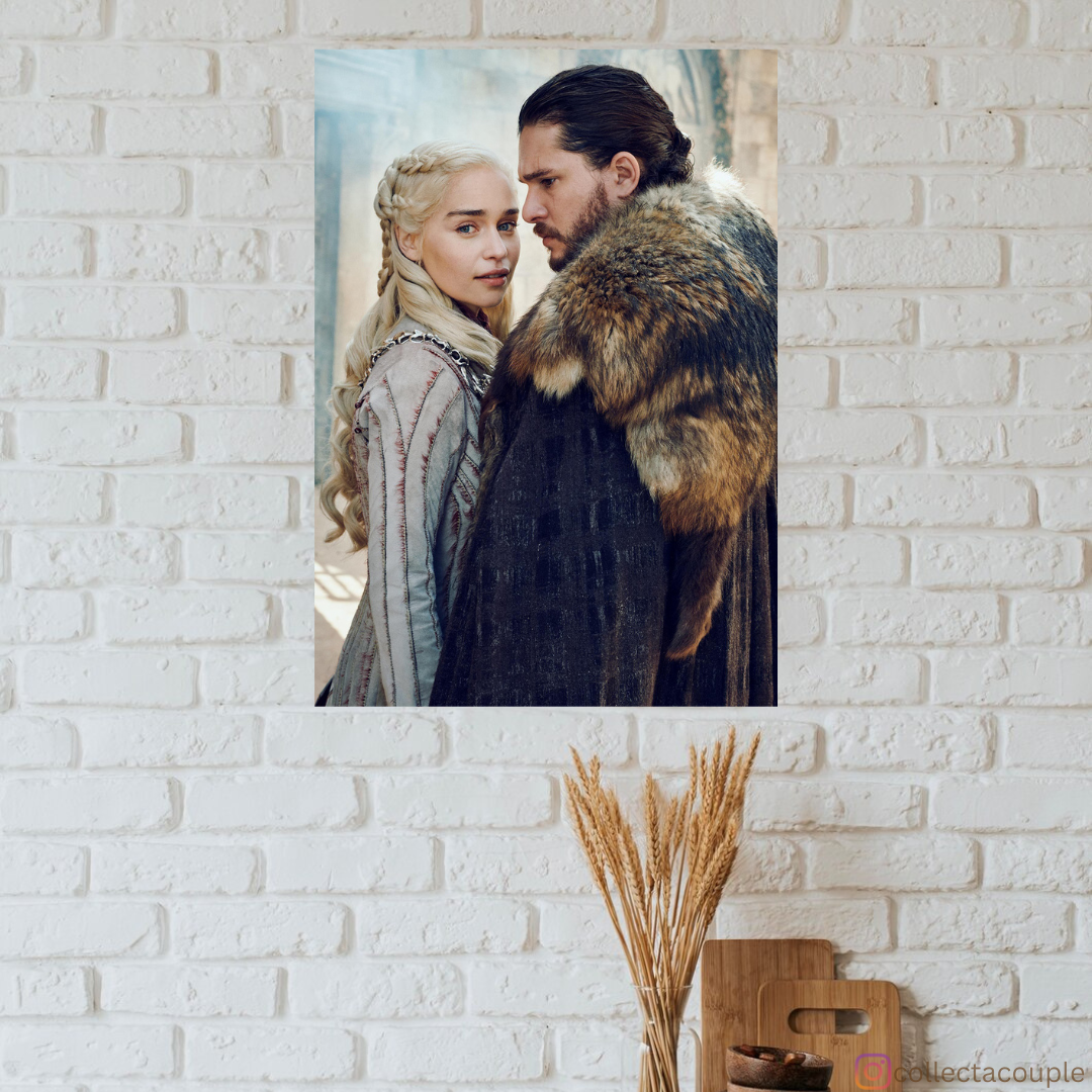 Game of Thrones: Jon Snow and Deanerys Targaryen Poster