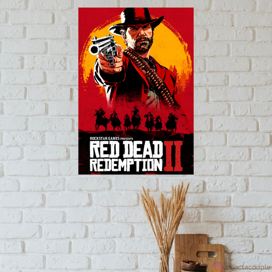 Red Dead Redemption II: Game Cover Poster