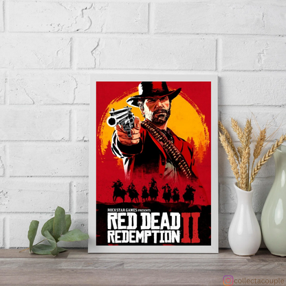 Red Dead Redemption II: Game Cover Framed Poster