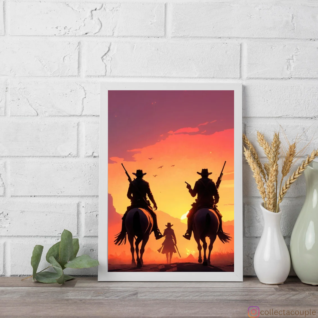 Red Dead Redemption II: On Horses Framed Poster