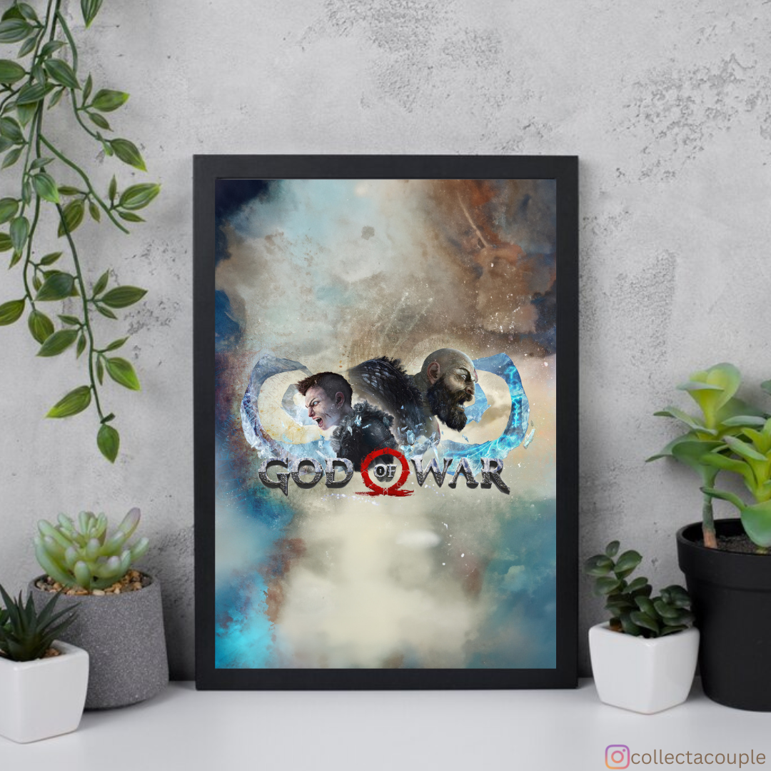 God of War: Kratos & Arteus Framed Poster